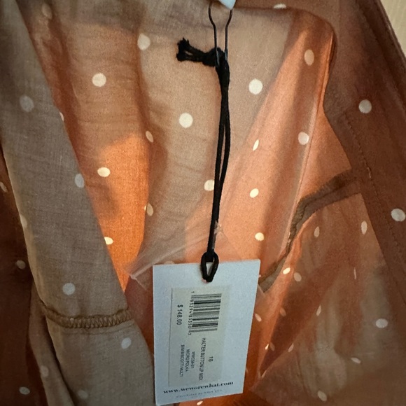 NWT WeWoreWhat Polka Dot Halter Midi Dress - Picture 6 of 6